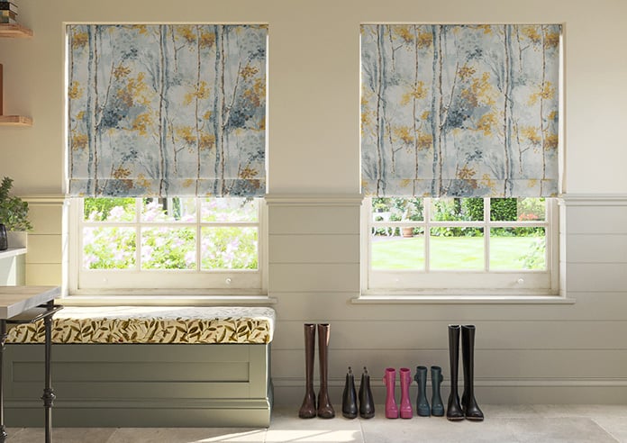 Silver Birch, Shadow - Twist&Fit Roman Blind - Image 3